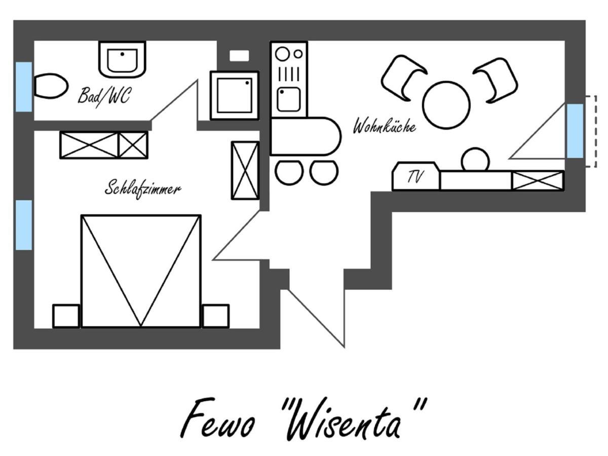 Feriengut Dietzsch Appartement Poritzsch Kamer foto